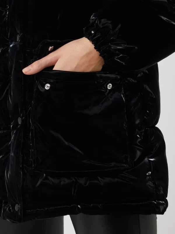 Mango Steppjacke Mit Wattierung Modell ‘Shark’ – Schwarz 4