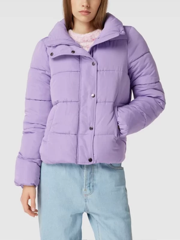 Only Steppjacke Mit Stehkragen Modell ‘COOL’ – Violett 5