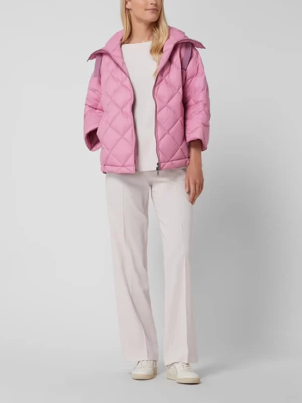 Windsor Daunenjacke Mit Kapuze – Rosa 1