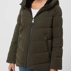 DKNY Steppjacke Mit Kapuze – Khaki 13