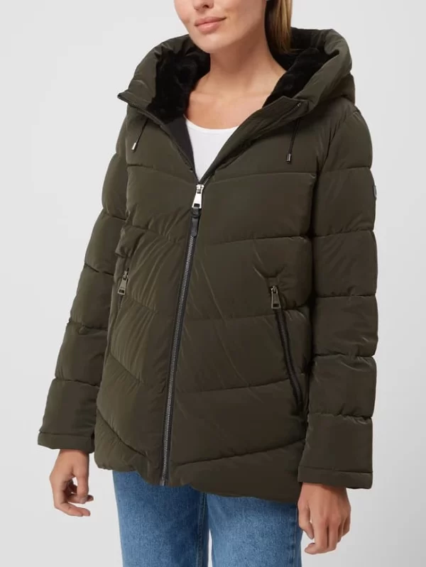 DKNY Steppjacke Mit Kapuze – Khaki 5