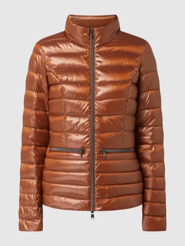 Beaumont Amsterdam Light-Daunenjacke Mit Stehkragen – Mittelbraun 3