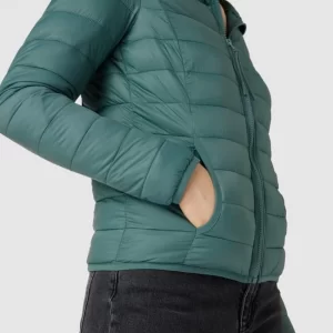 REVIEW Steppjacke Mit Seitlichen Eingrifftaschen – Petrol 11