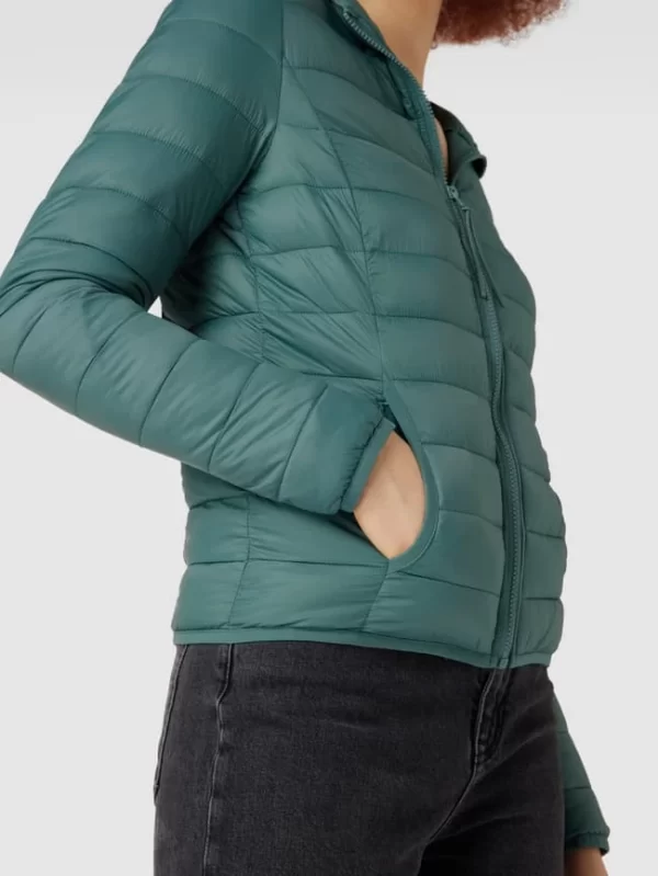 REVIEW Steppjacke Mit Seitlichen Eingrifftaschen – Petrol 4