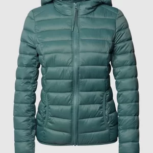 REVIEW Steppjacke Mit Seitlichen Eingrifftaschen – Petrol 9