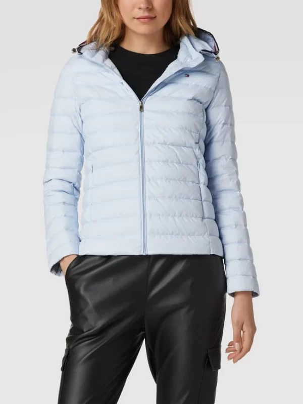 Tommy Hilfiger Daunenjacke In Stepp-Optik – Hellblau 5