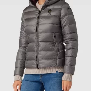Blauer Usa Daunenjacke Mit Kapuze – Mittelgrau 13