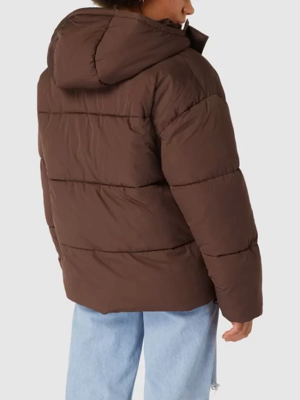REVIEW Steppjacke Mit Kapuze – Schlamm 6