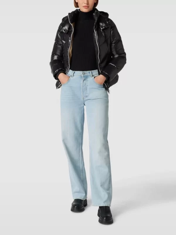 BOSS Daunenjacke Mit Label-Details Modell ‘Pepule’ – Schwarz 1