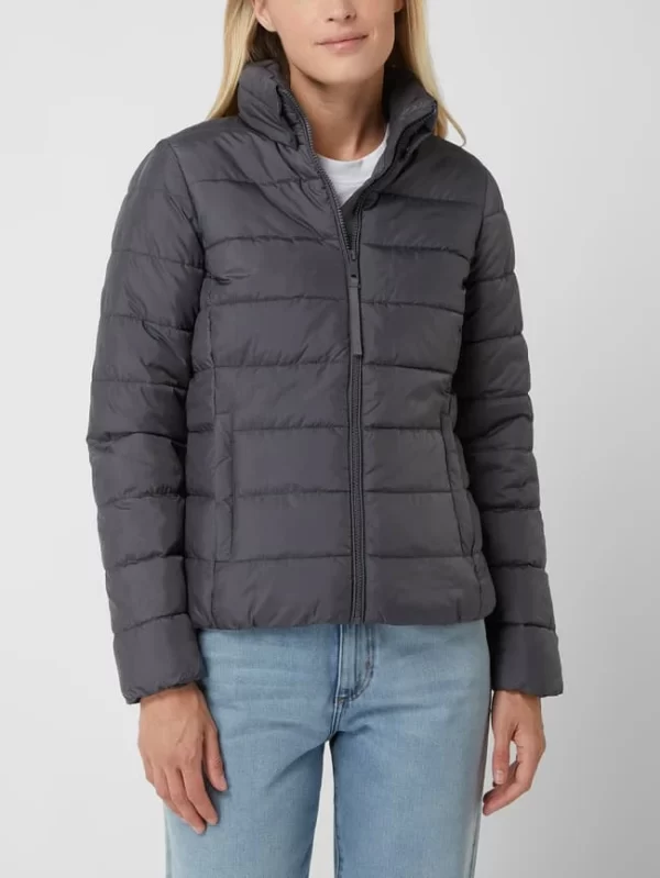 Tom Tailor Steppjacke Mit Stehkragen – Anthrazit 5