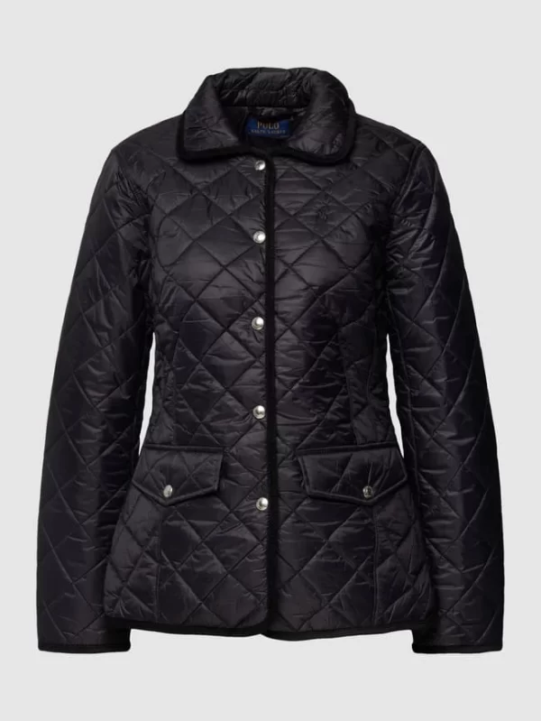 Polo Ralph Lauren Steppjacke Mit Logo-Stitching – Schwarz 3