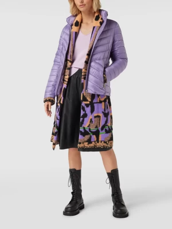 Christian Berg Woman Selection Steppjacke Mit Stehkragen Und Reißverschlusstasche – Lavendel 1