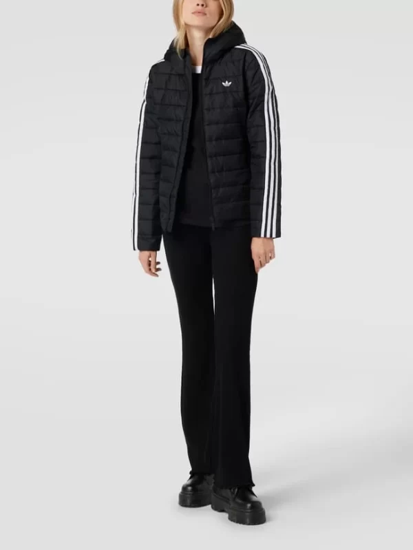 Adidas Originals Steppjacke Mit Kapuze Modell ‘SLIM JACKET’ – Schwarz 1