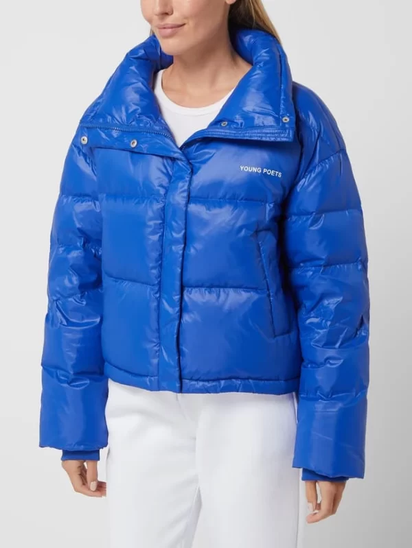 YOUNG POETS SOCIETY Daunenjacke Mit überschnittenen Schultern Modell ‘Mayla’ – Royalblau 5