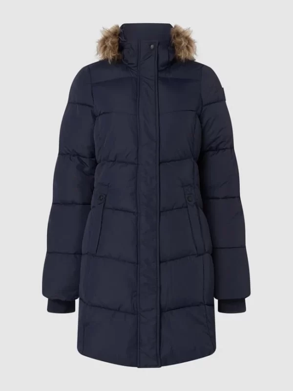 Icepeak Steppjacke Mit Abnehmbarer Kapuze – Dunkelblau 3