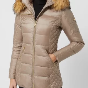 ROCKANDBLUE Daunenjacke Mit Webpelz Modell ‘Eve’ – Taupe 13