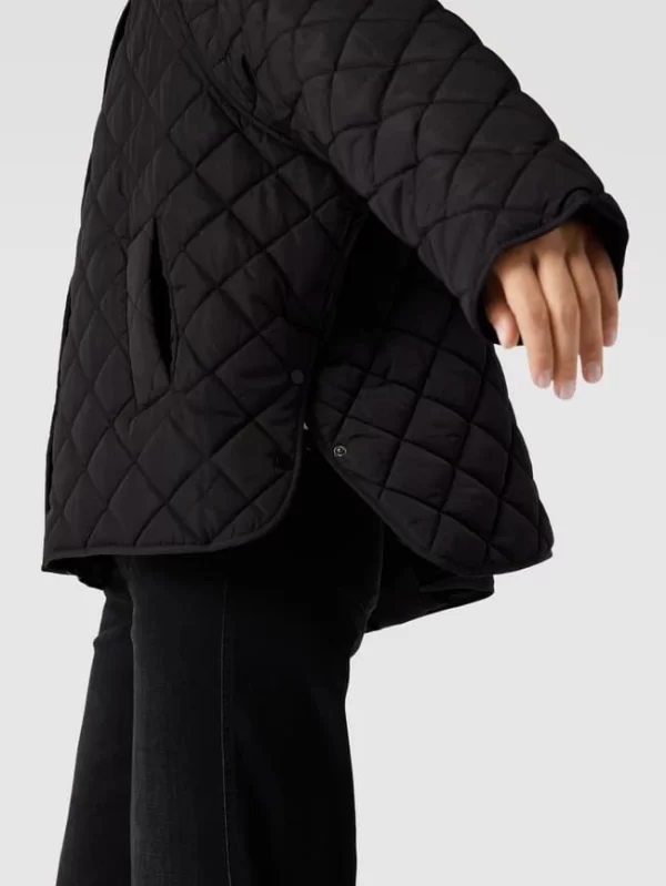 Jake*s Casual Steppjacke Mit Stehkragen – Schwarz 4