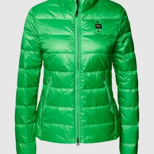 Blauer Usa Daunenjacke Mit Brand-Detail – Grün 9