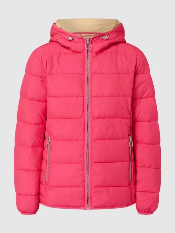 Edc By Esprit Steppjacke Mit Kapuze – Pink 3