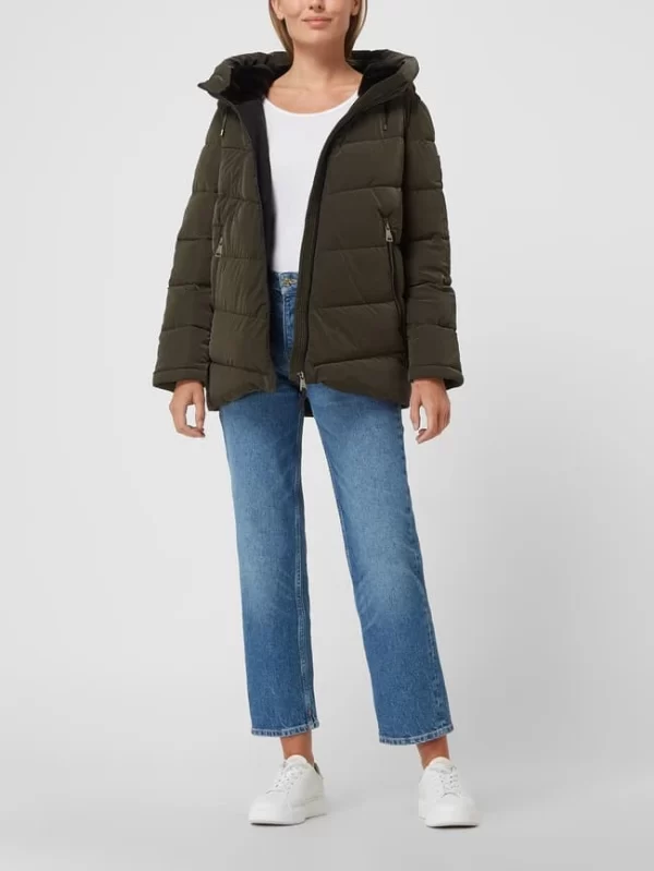 DKNY Steppjacke Mit Kapuze – Khaki 1