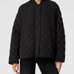 Jake*s Casual Steppjacke Mit Stehkragen – Schwarz 13