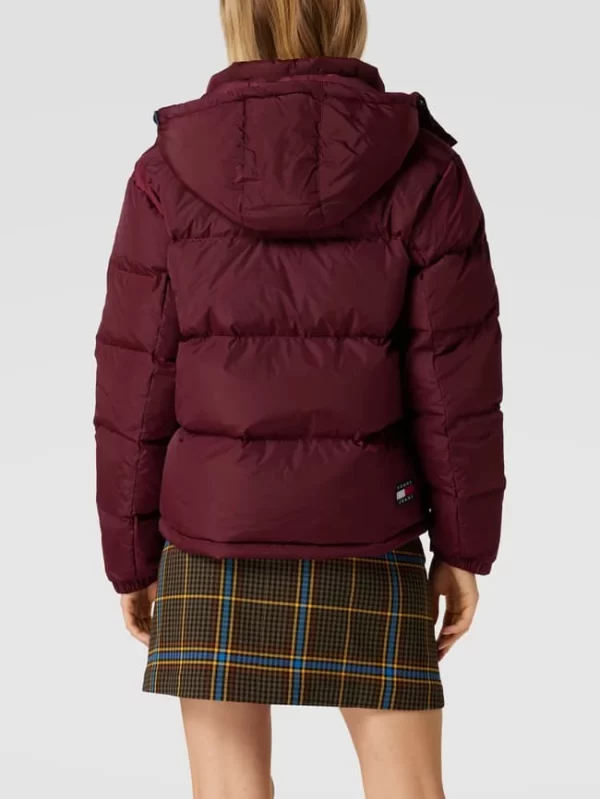 Tommy Jeans Daunenjacke Mit Label-Patch Modell ‘Alaska’ – Bordeaux Rot 6