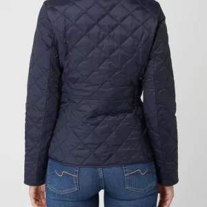 Barbour Steppjacke Mit Cordkragen Modell ‘Deveron’ – Marineblau 15