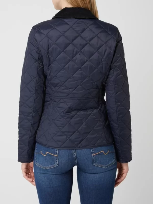 Barbour Steppjacke Mit Cordkragen Modell ‘Deveron’ – Marineblau 6