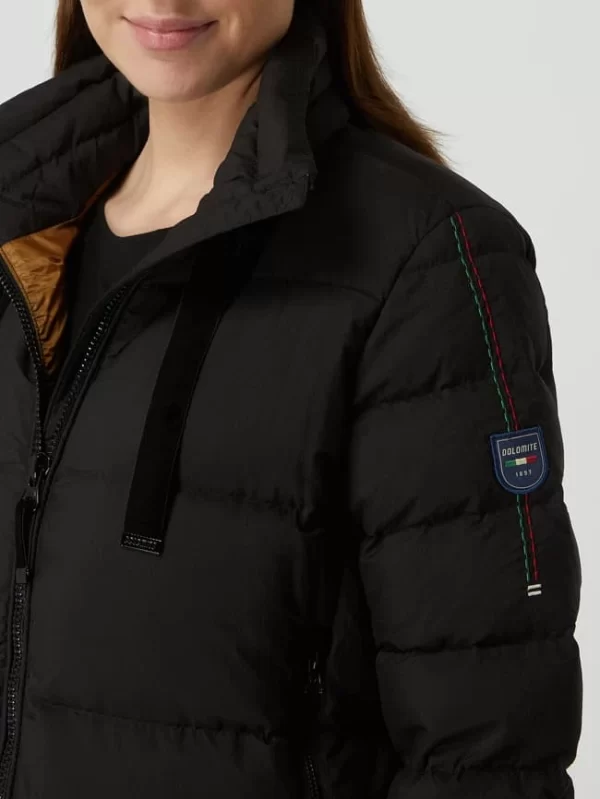 Dolomite Daunenjacke Mit Stehkragen – Wasserabweisend – Schwarz 4