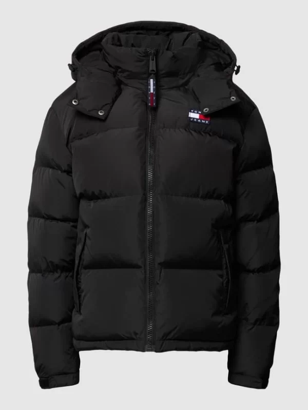 Tommy Jeans Daunenjacke Mit Label-Patch Modell ‘Alaska’ – Schwarz 3