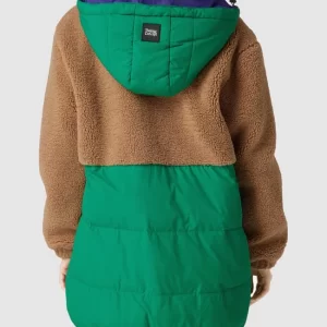 TheJoggConcept Steppjacke Mit Teddyfellbesatz Modell ‘AIDA’ – Grün 15