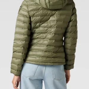 Blauer Usa Steppjacke Mit Label-Patch – Olivgrün 15