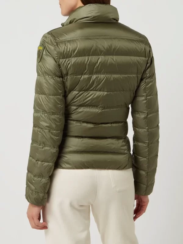 Blauer Usa Daunenjacke Mit Stehkragen – Olivgrün 6