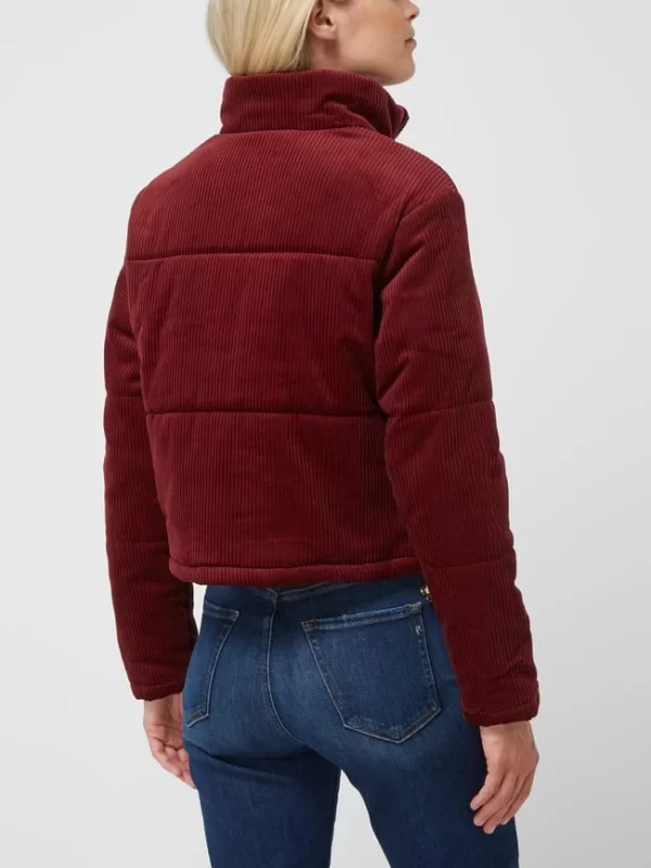 URBAN CLASSICS Jacke In Cord-Optik Modell ‘Puffer’ – Kirschrot 6