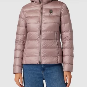 Blauer Usa Daunenjacke Mit Kapuze – Altrosa 13