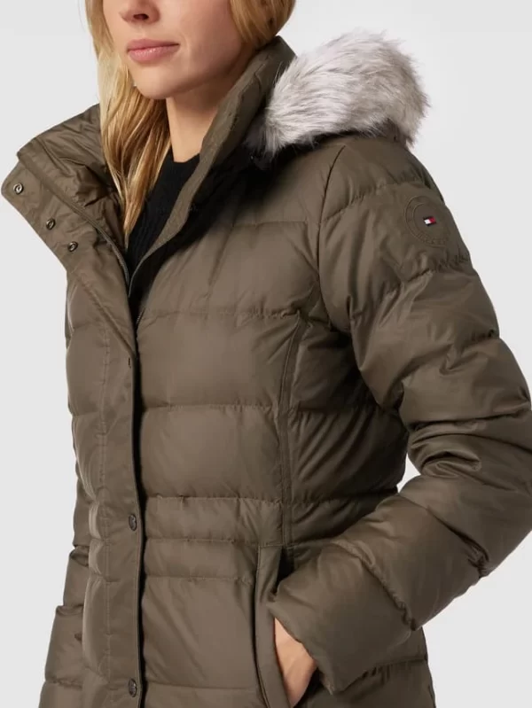 Tommy Hilfiger Daunenjacke Mit Herausnehmbarer Kapuze Modell ‘TYRA’ – Khaki 4