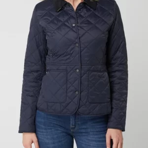 Barbour Steppjacke Mit Cordkragen Modell ‘Deveron’ – Marineblau 13