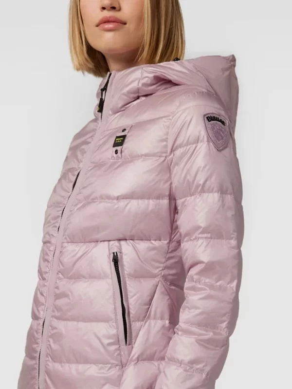 Blauer Usa Daunenjacke Mit Kapuze – Flieder 4