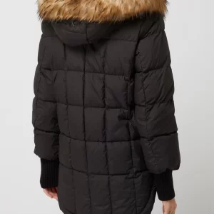 Comma Daunenjacke Mit Abnehmbarer Kapuze – Schwarz 15