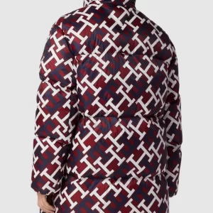 Tommy Hilfiger Daunenjacke Mit Allover-Muster Modell ‘MONOGRAM’ – Bordeaux Rot 15