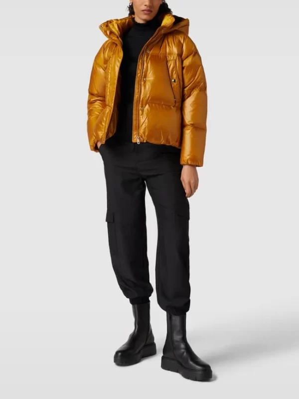 Tommy Hilfiger Daunenjacke Mit Kapuze – Gold 1
