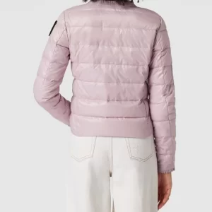 Blauer Usa Daunenjacke In Stepp-Optik – Flieder 15