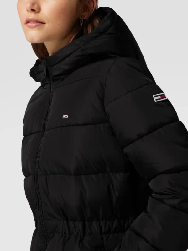 Tommy Jeans Steppjacke Mit Kapuze – Schwarz 4