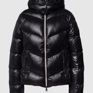BOSS Daunenjacke Mit Label-Details Modell ‘Pepule’ – Schwarz 9