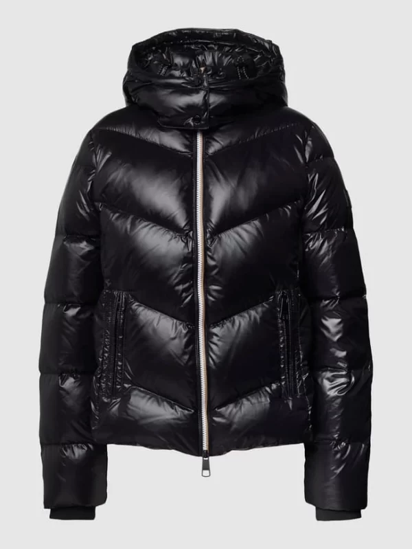 BOSS Daunenjacke Mit Label-Details Modell ‘Pepule’ – Schwarz 3