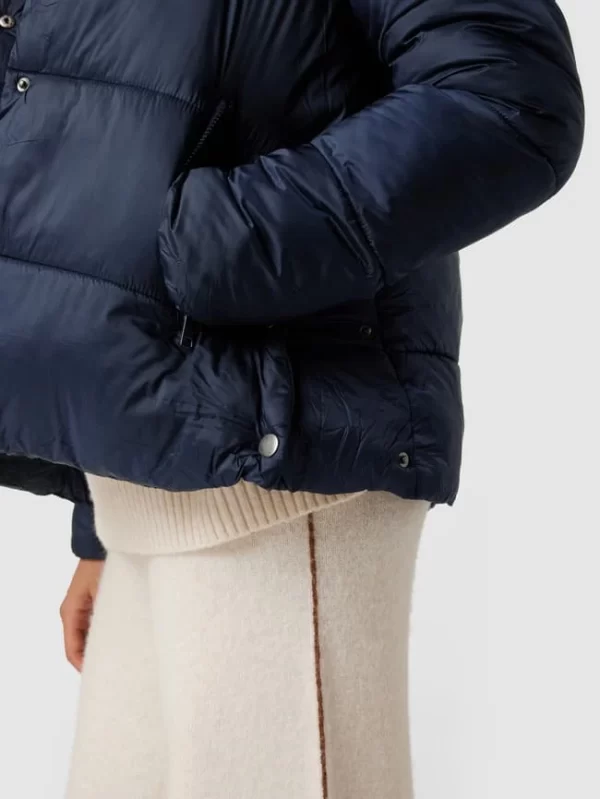Mamalicious Umstands-Steppjacke Mit Kapuze – Marineblau 4