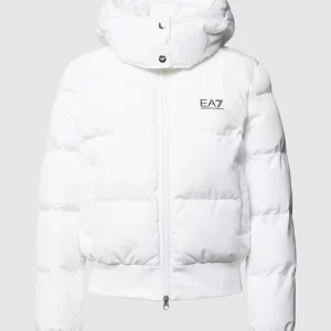 EA7 Emporio Armani Steppjacke Mit Label-Print Modell ‘GIUBOTTO’ – Offwhite 9
