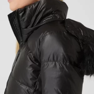 Calvin Klein Womenswear Daunenjacke Mit Abnehmbarer Kapuze – Schwarz 11