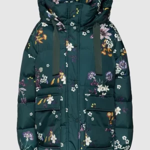 Marc O’Polo Daunenjacke Mit Floralem Muster – Dunkelgrün 9