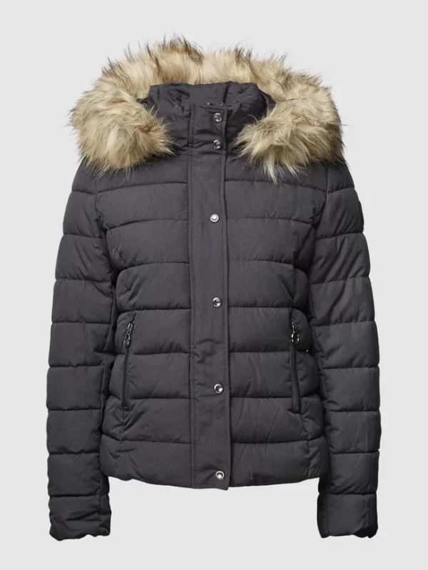 Only Steppjacke Mit Label-Patch Modell ‘Onlluna’ – Anthrazit 3